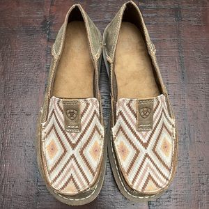 Ariat Cruiser Bomber Leather Slip-On Shoes for Ladies
